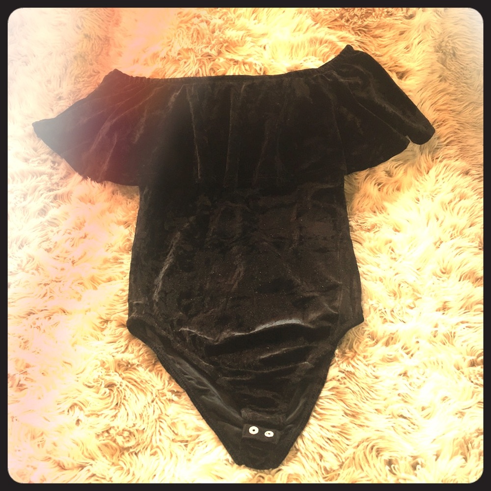 Altar’d State Velveteen Bodysuit